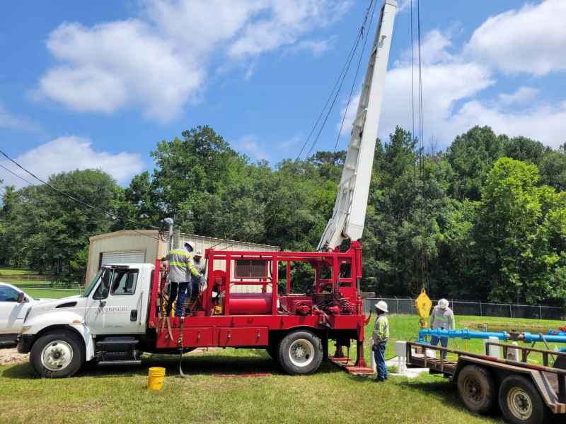 Angelina trucks working